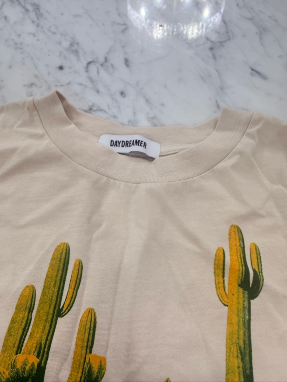 Daydreamer NEW Coachella Desert Cactus Graphic Long Sleeve Tee Small - Picture 6 of 11